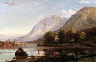 コールドスプリングのハドソン川 作： Johann Hermann Carmiencke