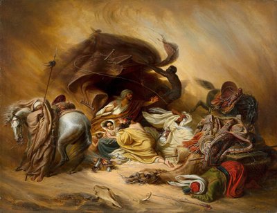 1844年以降の砂漠のサムム。 作： Johann Hermann Kretzschmer