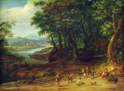 風景、1728 作： Johann Holst