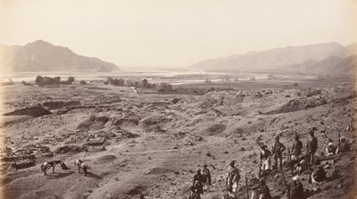ラルプラ上の峡谷からバスソール方面を見る（1878年頃）（写真 作： Johann Hulsman