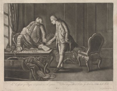 正当性を要求する放蕩息子 作： Johann Jacobus Haid