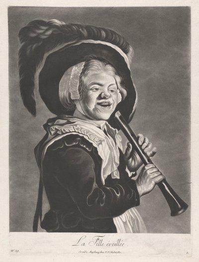 目覚めた少女 作： Johann Jacobus Haid