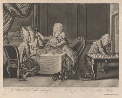 放蕩息子の放蕩 作： Johann Jacobus Haid