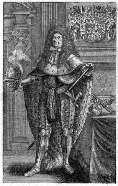 フリードリヒ ヴィルヘルム 1620 ～ 1688 年の肖像、ブランデンブルク選帝侯、プロイセン公、1683 年 作： Johann Jakob Vogel