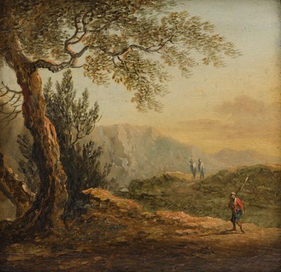 山の風景 作： Johann Josef Schindler