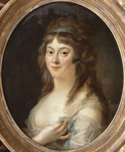 マダム・ローランドの肖像1754-1793、1792 作： Johann Julius Heinsius