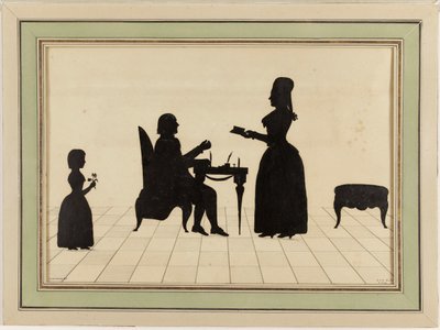 ローランド夫妻と娘のユードラ 作： Johann Kaspar Lavater
