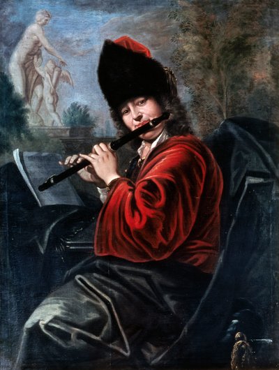横笛奏者 作： Johann Kupetzky