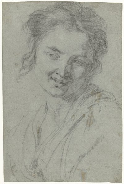 笑顔の女性の研究 作： Johann Liss