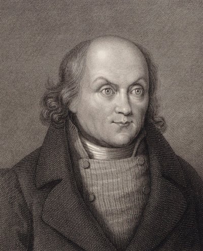 ハンス・ゲオルク・ネーゲリの肖像 1773-1836. 作： Johann Martin Esslinger
