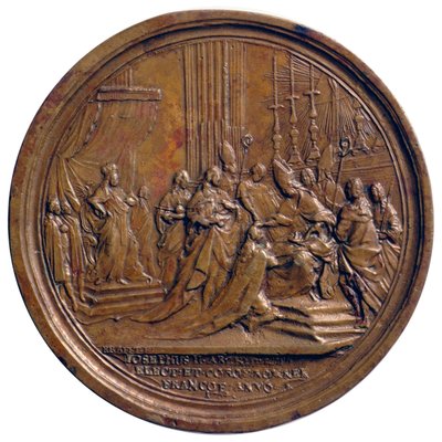 1764年、フランクフルト・アム・マインで行われたヨーゼフ2世のローマ・ドイツ国王戴冠式 作： Johann Martin Krafft