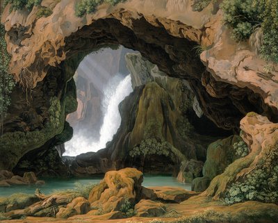 チボリの海王星の洞窟、1812 作： Johann Martin von Rohden
