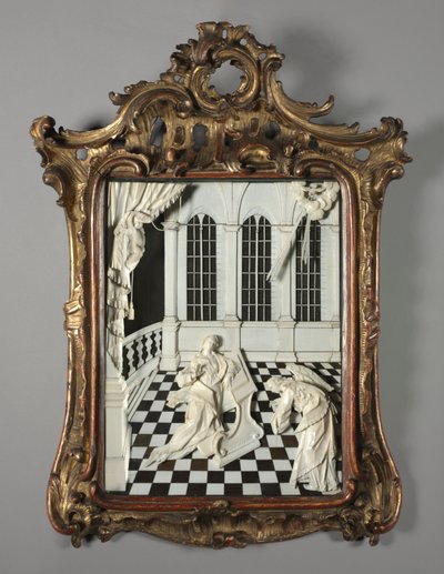 受胎告知、1750年代。 作： Johann Michael Düchert