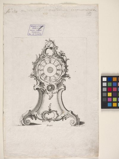 Relógio (gravura) 作： Johann Michael Hoppenhaupt