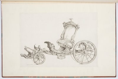 カブリオレのデザイン 作： Johann Michael Hoppenhaupt II
