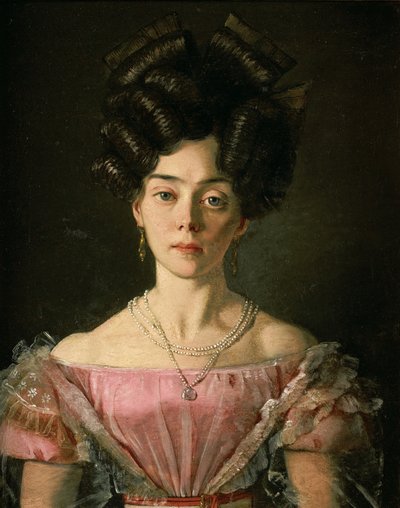 若い女性 作： Johann Michael Neder
