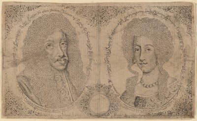 レオポルト1世とオーストリアのエレノア 作： Johann Michael Puchler