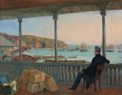 バルパライソ、1841 作： Johann Moritz Rugendas