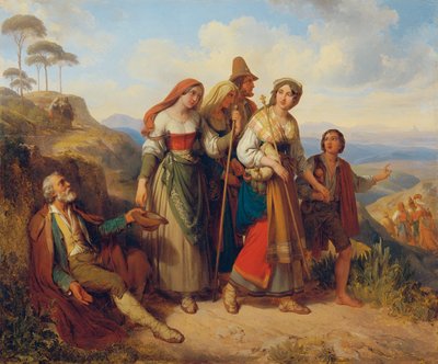 ローマの巡礼者 作： Johann Nepomuk Ender