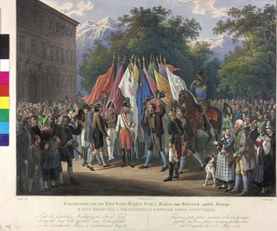 1816年、チロルの世襲制爵位 作： Johann Nepomuk Hoechle