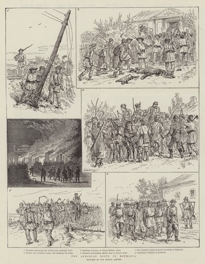 ルーマニアの農民暴動 作： Johann Nepomuk Schonberg