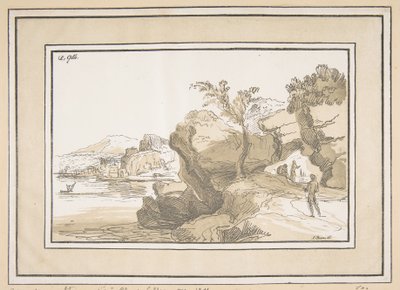 風景、カリフォルニア州。 1811年。 作： Johann Nepomuk Strixner