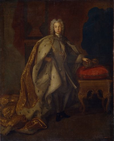 ロシアの皇帝ピーター2世の肖像1715-1730、1728 作： Johann Paul Luedden