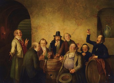 ワイン試飲会 作： Johann Peter Hasenclever