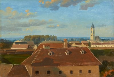 シャンツェルからアウガルテンまでの眺め 作： Johann Peter Krafft