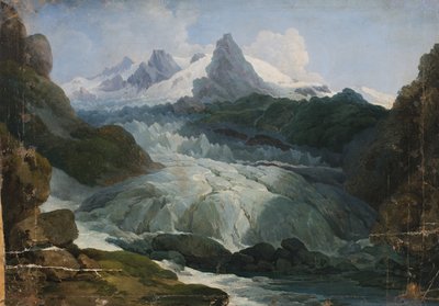 ローヌ氷河 作： Johann Peter Krafft