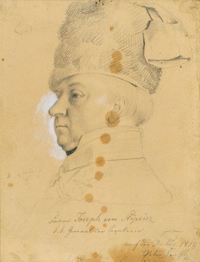 ヨーゼフ・バロン・フォン・スティプシッツ将軍 作： Johann Peter Krafft