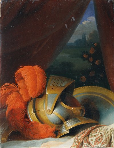 兜と丸盾 作： Johann Peter Krafft