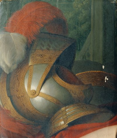 兜と丸盾 作： Johann Peter Krafft