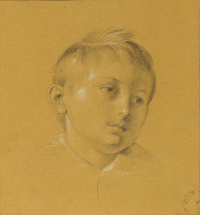 男の子の頭 作： Johann Peter Krafft