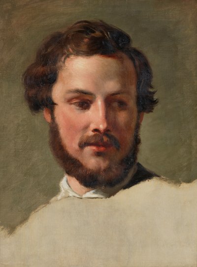 若い男の頭 作： Johann Peter Krafft