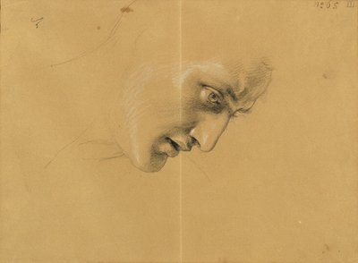 頭の研究 作： Johann Peter Krafft