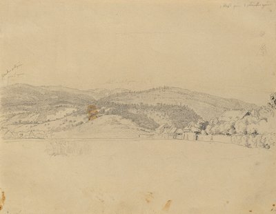 バーデン近郊の風景 作： Johann Peter Krafft