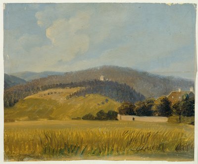 バーデン近郊の風景 作： Johann Peter Krafft