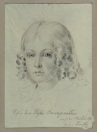 エリザ・ボナパルトの息子 作： Johann Peter Krafft