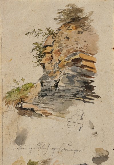 岩の研究 作： Johann Peter Krafft