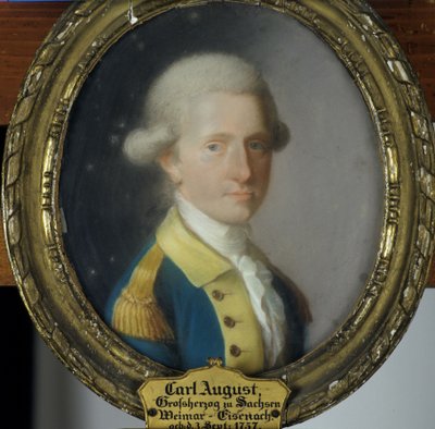 カールアウグスト、サクセワイマールアイゼナハ大公、1780 作： Johann Philipp Bach