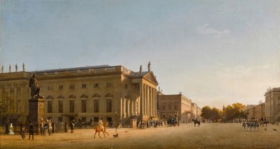 ロイヤル オペラ、ウンター デン リンデン、1845 年。 作： Johann Philipp Eduard Gaertner