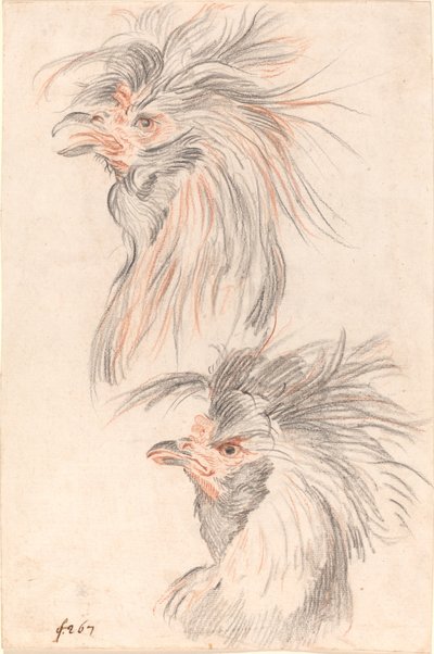 闘鶏 作： Johann Rudolph Schellenberg