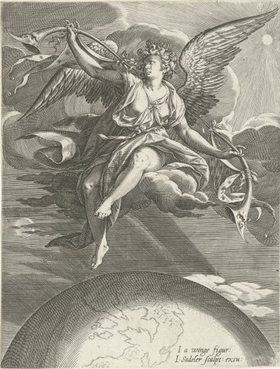 名声の寓意 作： Johann Sadeler (I)