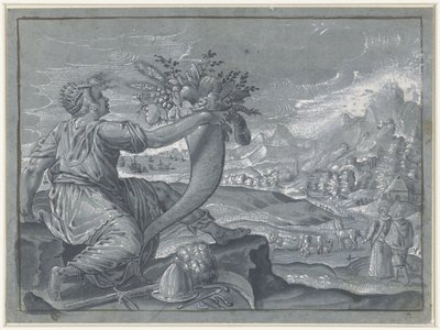 エウロパ 作： Johann Sadeler (I)