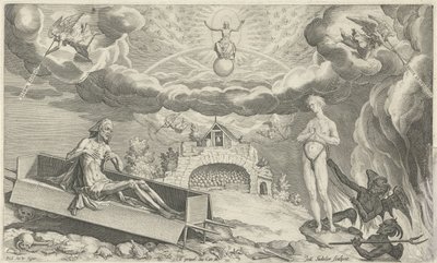 最後の審判 作： Johann Sadeler (I)