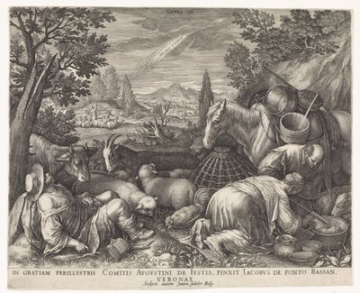 アブラハムの召し 作： Johann Sadeler (I)
