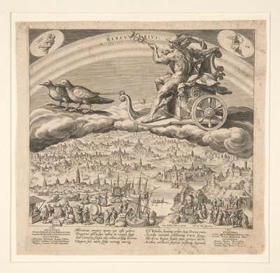 一連の 7 つの惑星からの水星 作： Johann Sadeler I
