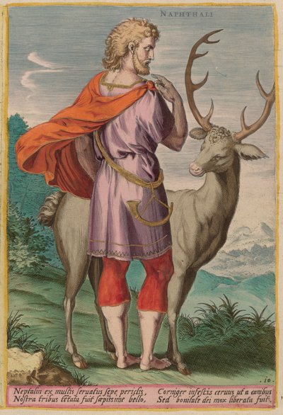 ナフタリ、c。 1585年。 作： Johann Sadeler I
