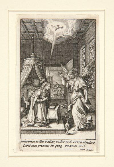 受胎告知 作： Johann Sadeler I